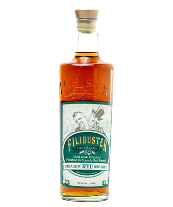 Filibuster is one of the 20 Best Rye Whiskey Brands of 2020
