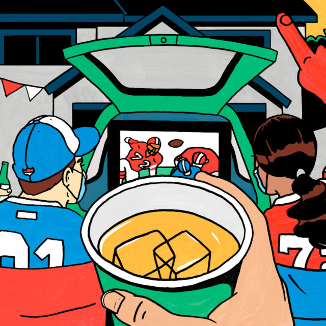 As Football Returns Largely Without Fans, ‘Homegating’ Is the New Tailgating