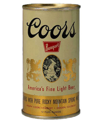 Coors Banquet is one of the top 25 most important American beers of all time