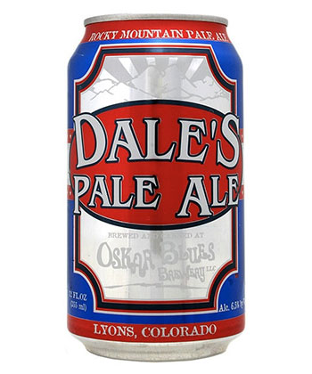 Oskar Blues Dale's Pale Ale is one of the top 25 most important American beers of all time