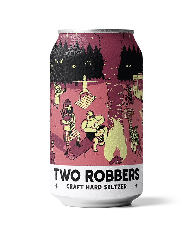 Two Robbers Craft Hard Seltzer Black Cherry Lemon Review