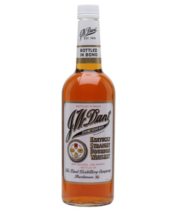 J.W. Dant is one of the best bottled in bond bourbons according to bartenders