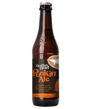 Dogfish Head Punkin' Ale is one of the best pumpkin beers according to brewers