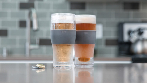 Never Drink A Warm Beer Again With These Ultra Cool Glasses