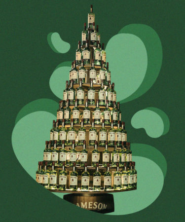 Jameson Is Giving Away Seven Holiday ‘Whiskey Trees’ That Are Made Out of 130 Bottles