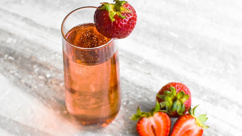 6 Riffs on Classic Mimosas: Strawberry Sparkler