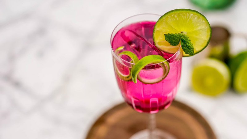 Our 5 Most Popular Prosecco Cocktails: The Prickly Pear Spritz