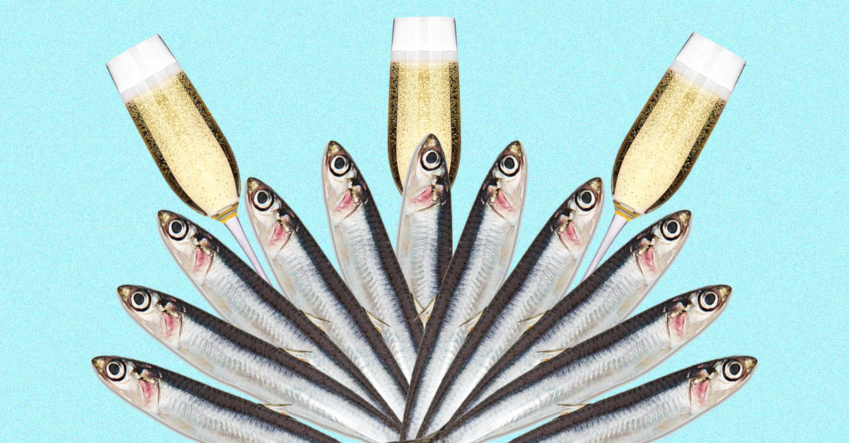 Why Sparkling Wine and Tinned Fish Is the Unexpected Pairing You