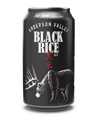 Anderson Valley Black Rice Ale