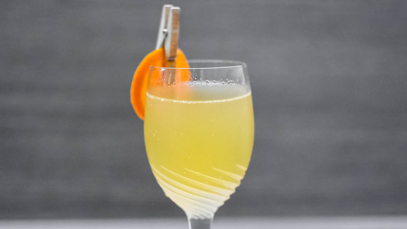 7 Most Popular Champagne Cocktails: The Barrel Aged Mandarin 75