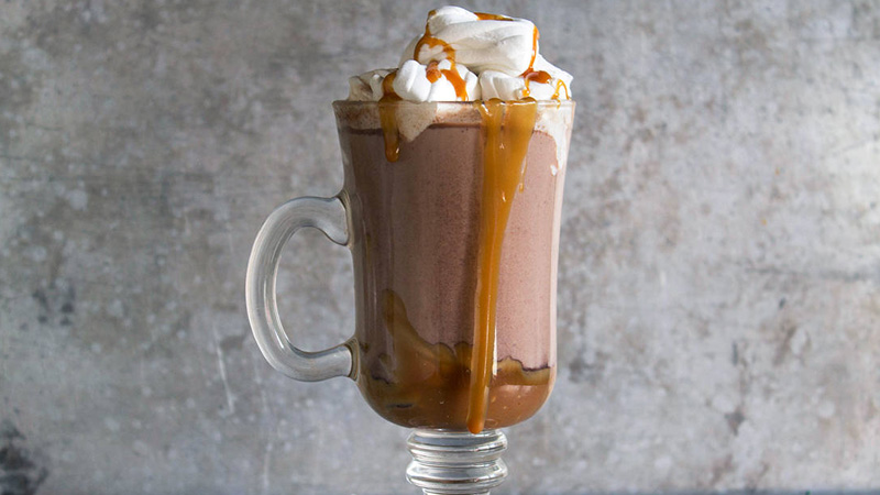 15 of the best hot cocktail recipes to make this winter: Dulce De Leche hot chocolate 