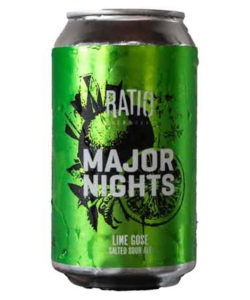 Ratio Beerworks Major Nights Lime Gose Salted Sour Ale