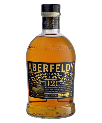 10 Bottles Bartenders Recommend You Keep on Your Home Bar Cart: Aberfeldy 12 Year Single Malt Scotch