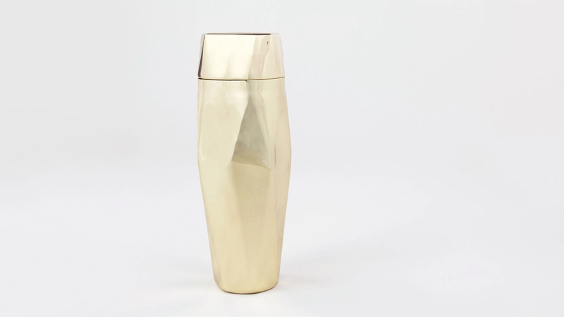 Best Gold Faceted Cocktail Shaker