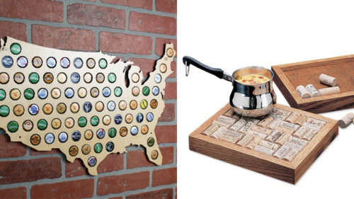 These Gifts Turn Your Wine Corks and Beer Caps Into Stylish Keepsakes