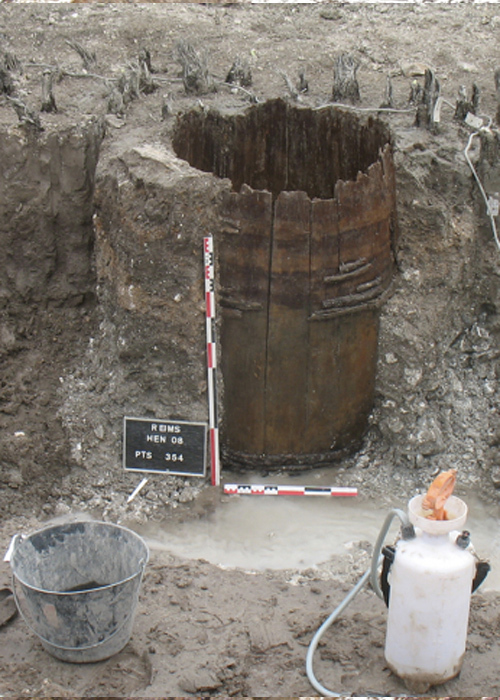 Roman-era wine barrels excavated in Champagne