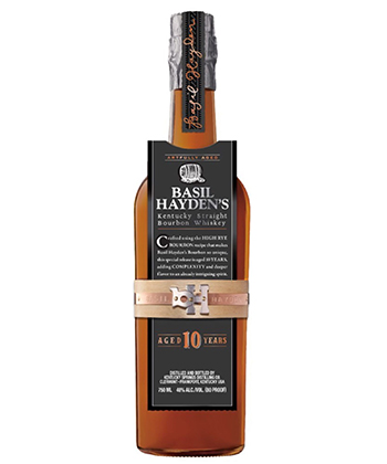 Basil Hayden's 10 Year is one of the best bourbons under $100