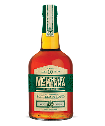 Henry McKenna Single Barrel 10 Years is one of the best bourbons for under $100