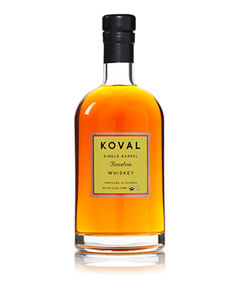 Koval Single Barrel is one of the best bourbons under $50