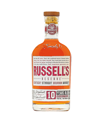 Russell’s Reserve 10-Year-Old Bourbon is one of the best bourbons for Old Fashioneds.