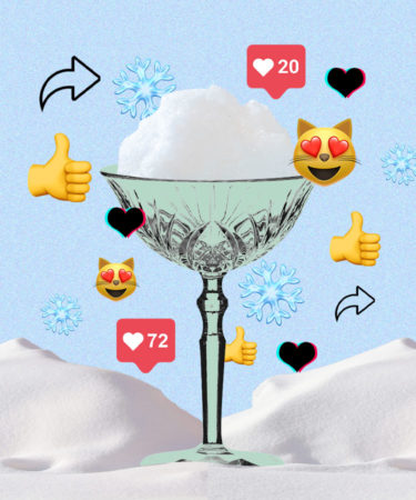 Snow Cocktails Are the Winter Sensation We All Need Right Now