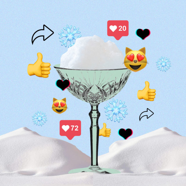 Snow Cocktails Are the Winter Sensation We All Need Right Now