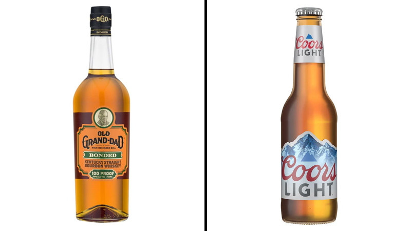 Old Grand-dad Bonded Bourbon + Coors