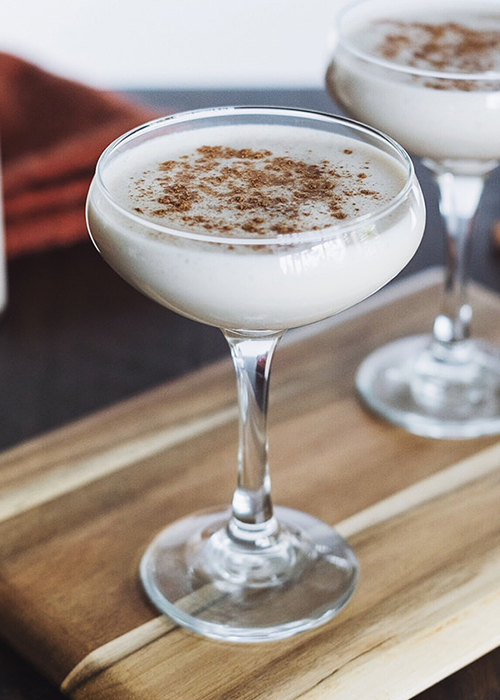 The Coquito is one of the best winter tequila cocktails.