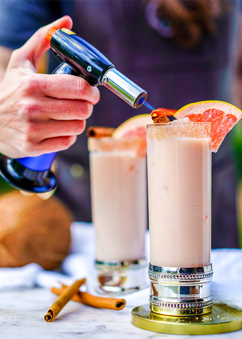 The Coconut margarita is one of the best margaritas for winter