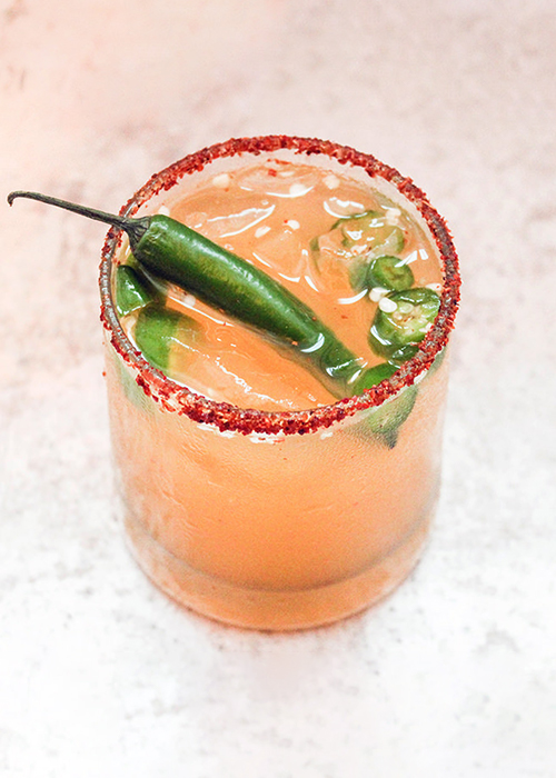 The Spicy Mandarin Margarita is one of the best margaritas for winter