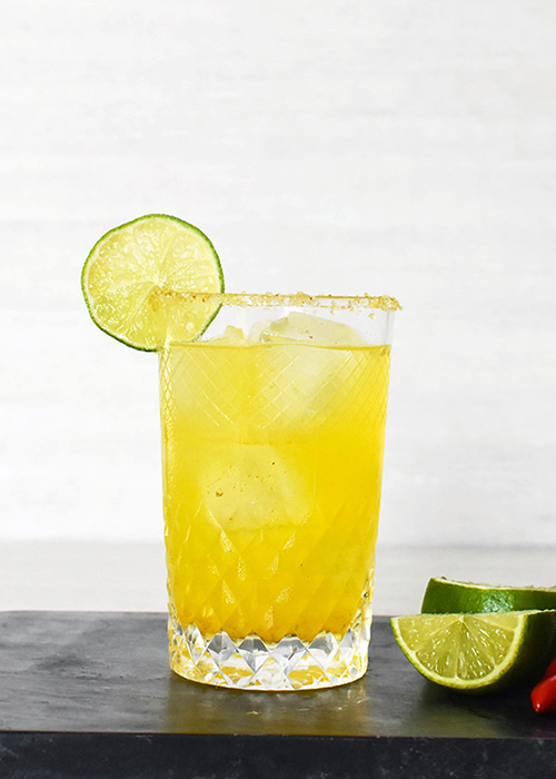The Spicy Turmeric Margarita is one of the best margaritas for winter