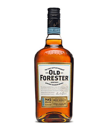Old Forester 86 Proof is one of the best cheap bourbons.