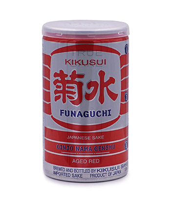 Kikusui Funaguchi Ginjo Nama Genshu Aged Red is one of the best namazakes to try in 2021.
