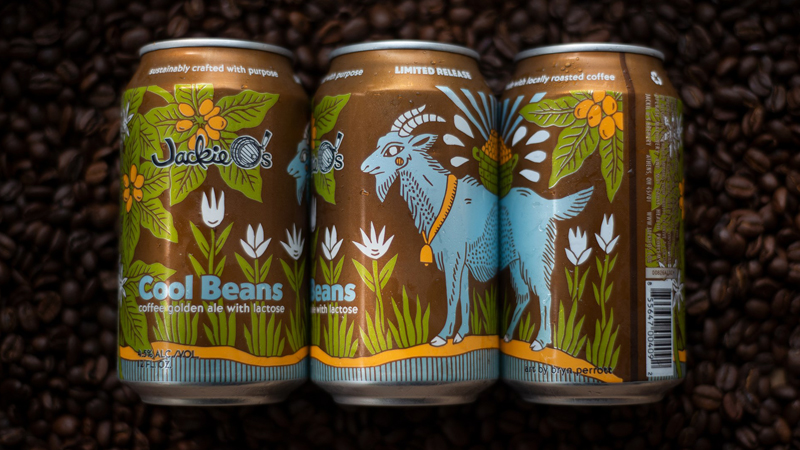 Jackie O's Brewery Cool Beans is one of Ohio's best coffee beers