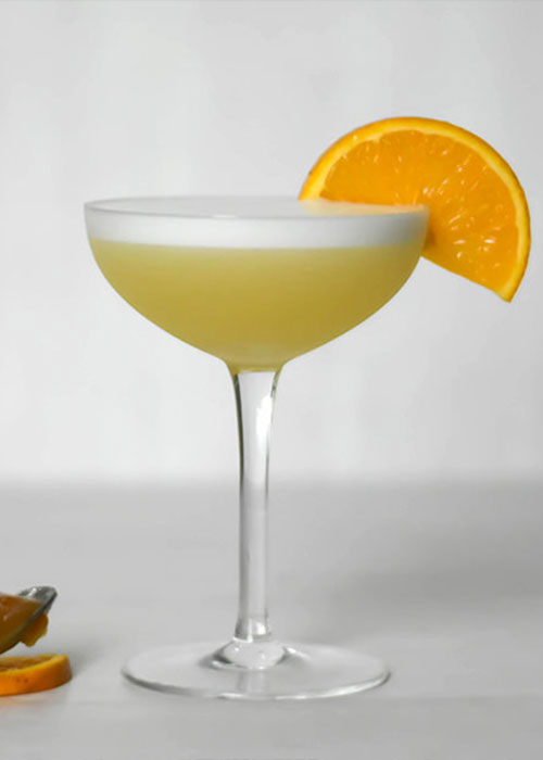 The Breakfast Martini Sour is one of the best brunch cocktails for Easter.