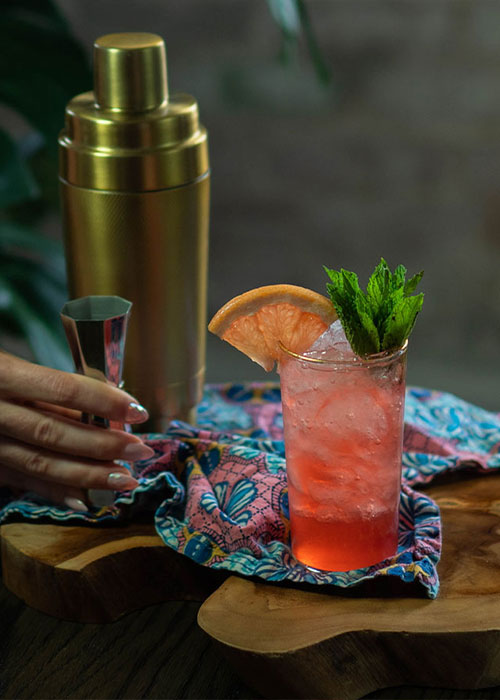 The Hibiscus Citrus Tea Cocktail is one of the best brunch cocktails for Easter.