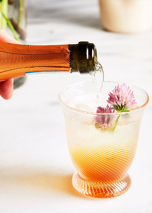 The Petal Pusher is one of the best brunch cocktails for Easter.