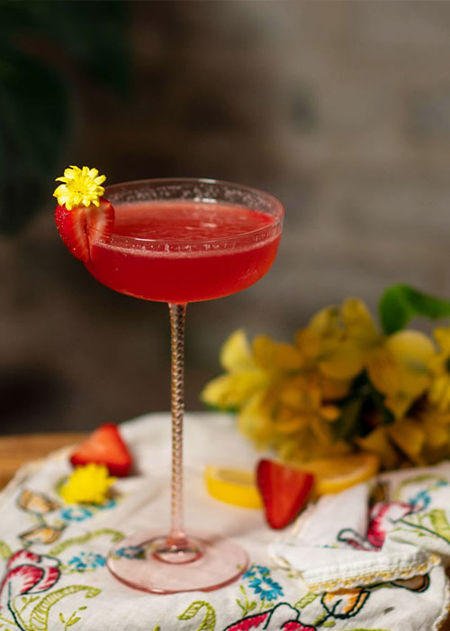 The Strawberry Daydream is one of the best brunch cocktails for Easter.