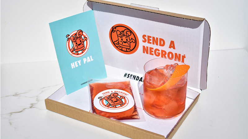Send a Negroni is one of the cocktail collaborations of bartenders around the world.
