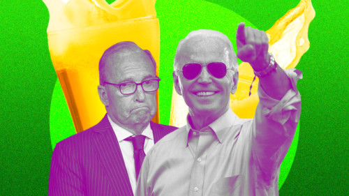 Fox Host Larry Kudlow Rages Against Imaginary Biden 'Plant
