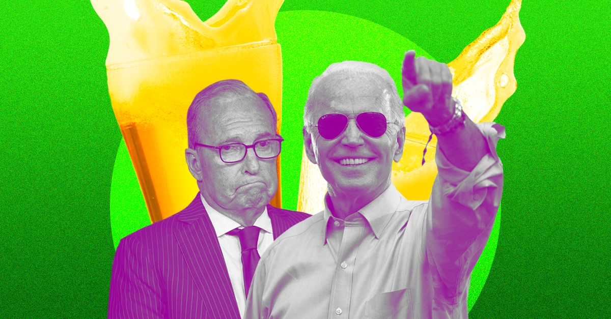 Fox Host Larry Kudlow Rages Against Imaginary Biden �Plant