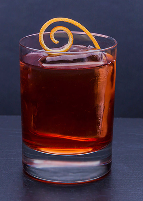 The Boulevardier is one of the most popular and essential bourbon cocktails.