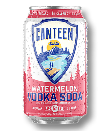 Canteen Watermelon Vodka Soda is one of the best hard seltzers of 2021.