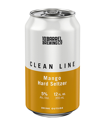 10 Barrel Brewing Co. Clean Line Mango is one of the best hard seltzers of 2021.
