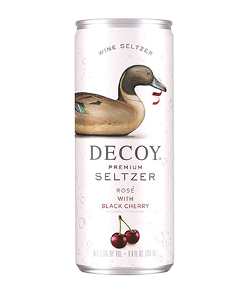 Decoy Premium Wine Seltzer Rosé and Black Cherry is one of the best hard seltzers of 2021.