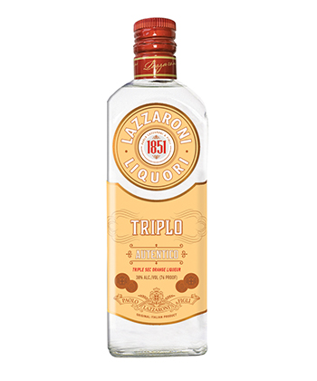 Lazzaroni Liquori Triplo Autentico is one of the best triple sec orange liqueurs for your Margarita.