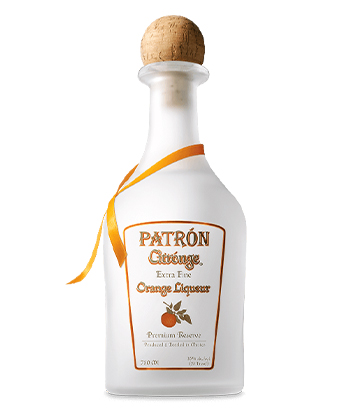 Patrón Citrónge Extra Fine Orange Liqueur is one of the best triple sec orange liqueurs for your Margarita.