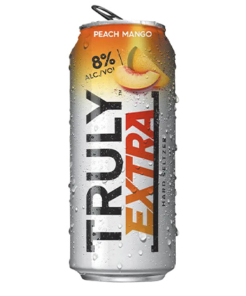 Truly Extra Peach Mango is one of the best hard seltzers.