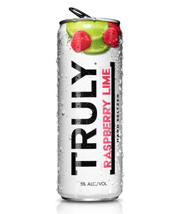 Truly Raspberry Lime is one of the best hard seltzers.