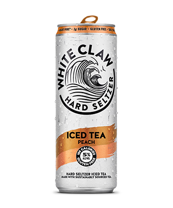 White Claw Iced Tea Peach is one of the best hard seltzers.